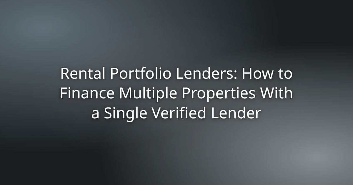 Rental portfolio of investment properties